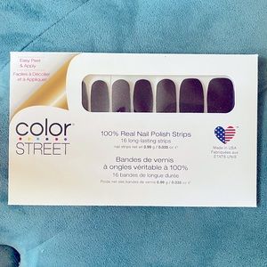 Color Street color “Russian Around” red/black shimmer! New, unopened.